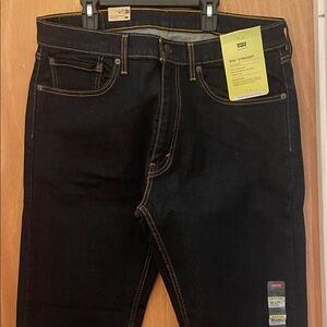 Levi's Men's Dark Indigo 506 Straight Jeans High Stretch